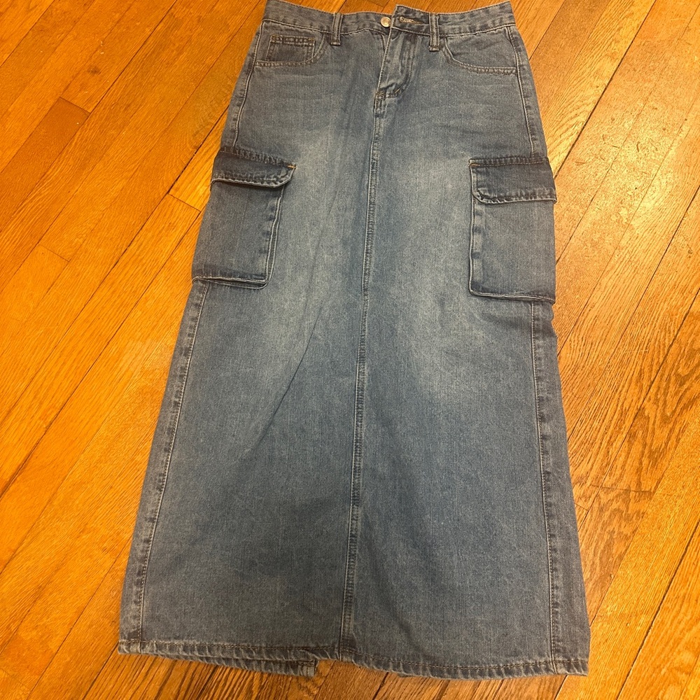 Forever 21 Light Blue Denim Skirt
